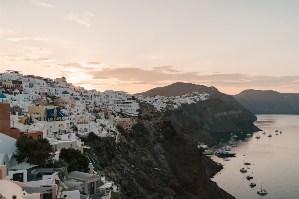 santorini landscape
