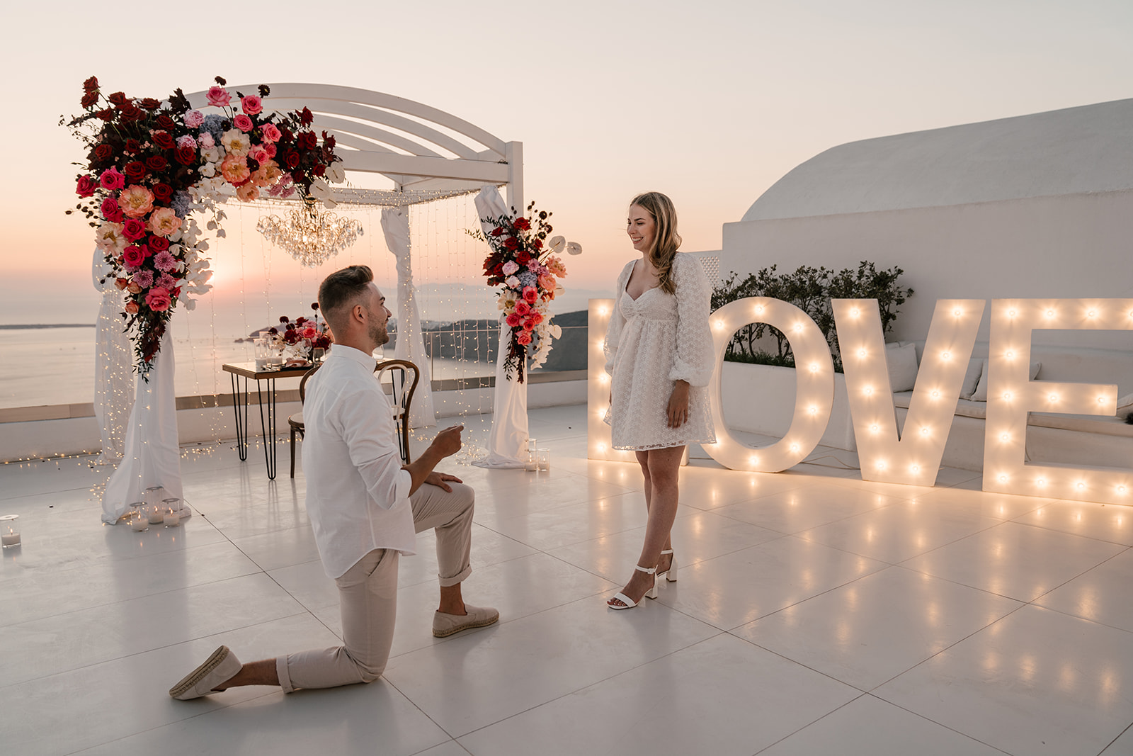 Emotional engagement in Santorini