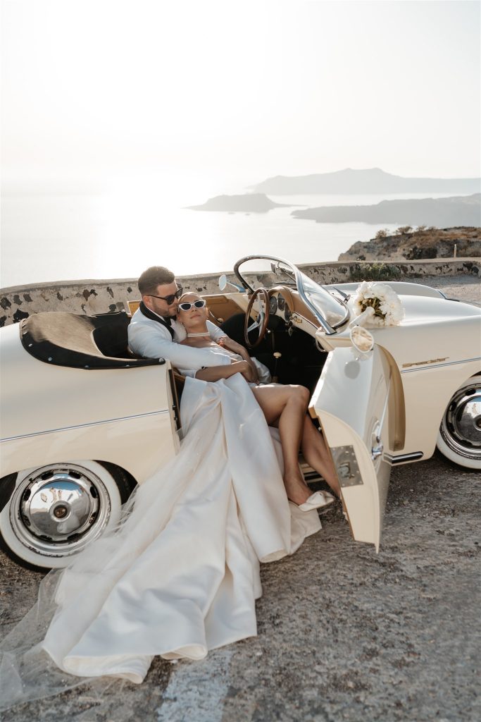 luxury wedding in santorini