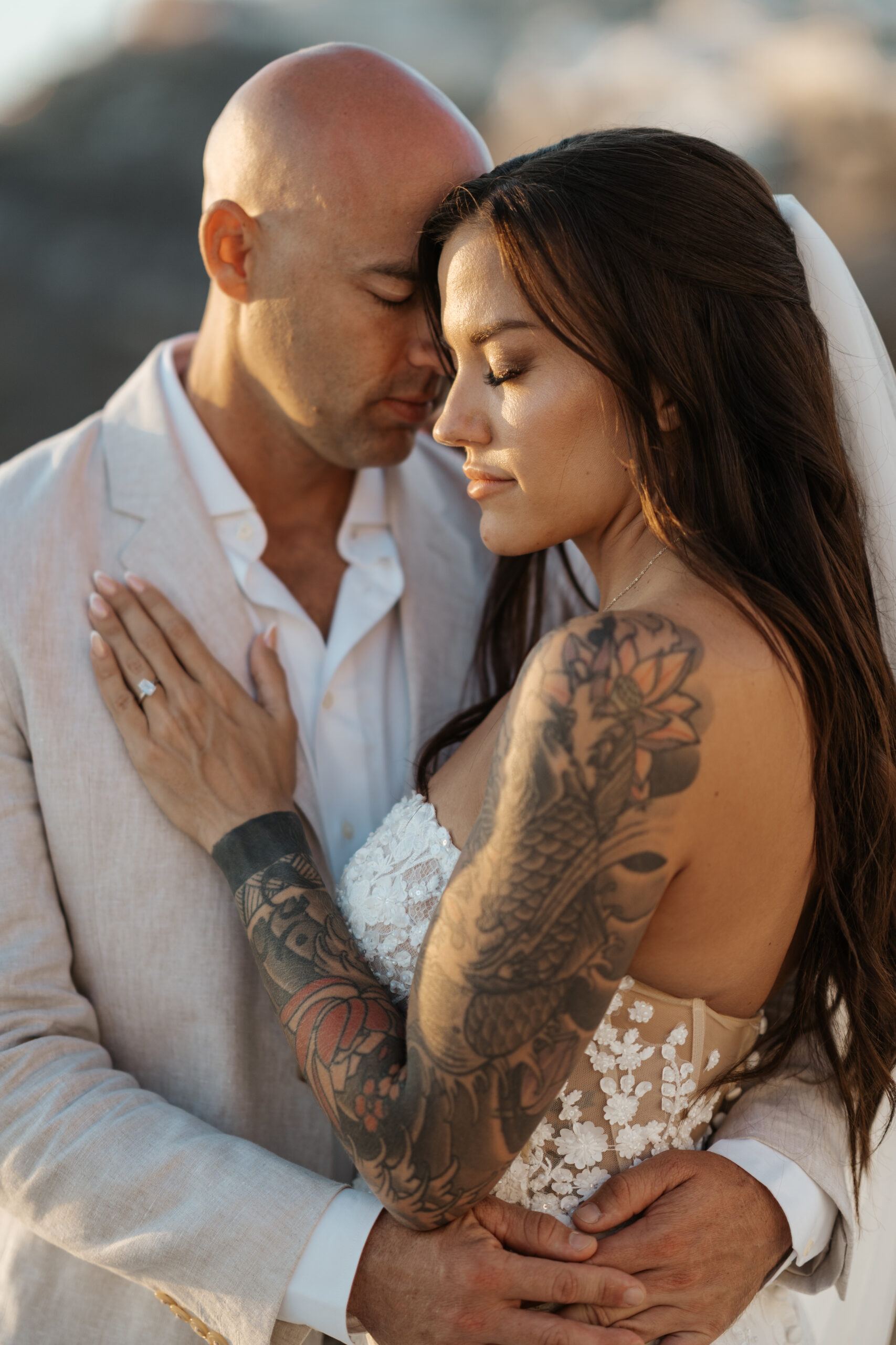 Cliffside Adventurous Elopement Santorini: A Virginia Couple’s Dream Wedding in Greece