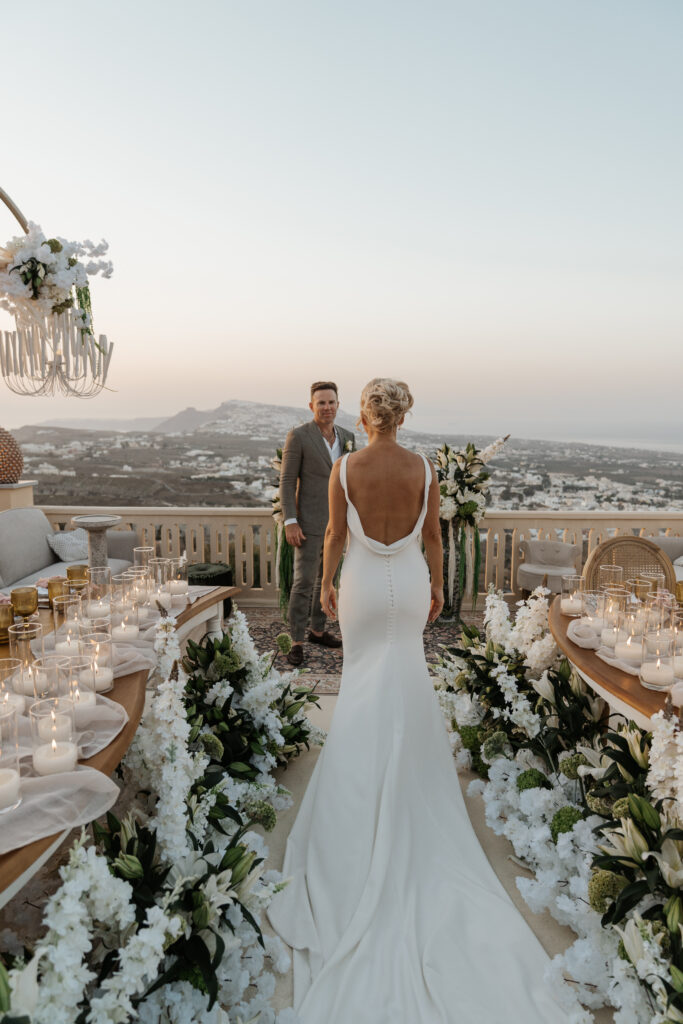 Micro Wedding at Madame Sousou Santorini Featured