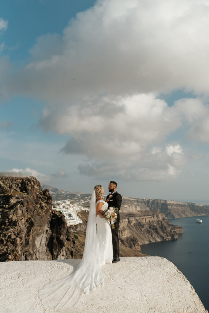 Sunset Elopement at Cocoon Suites in Santorini