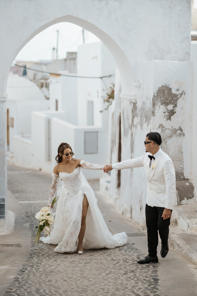 Minimal Wedding at GEM Santorini A Stylish Sydney Love Story