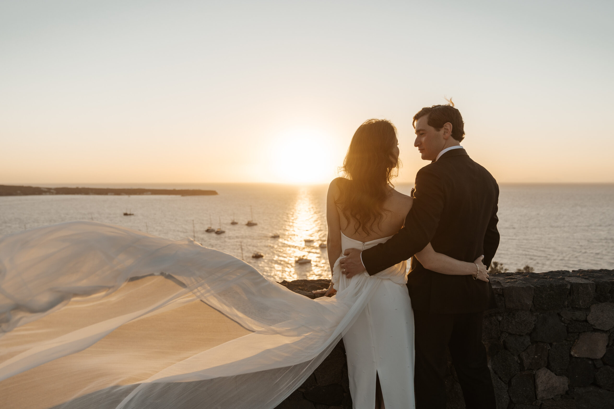 Day After Wedding Session in Santorini