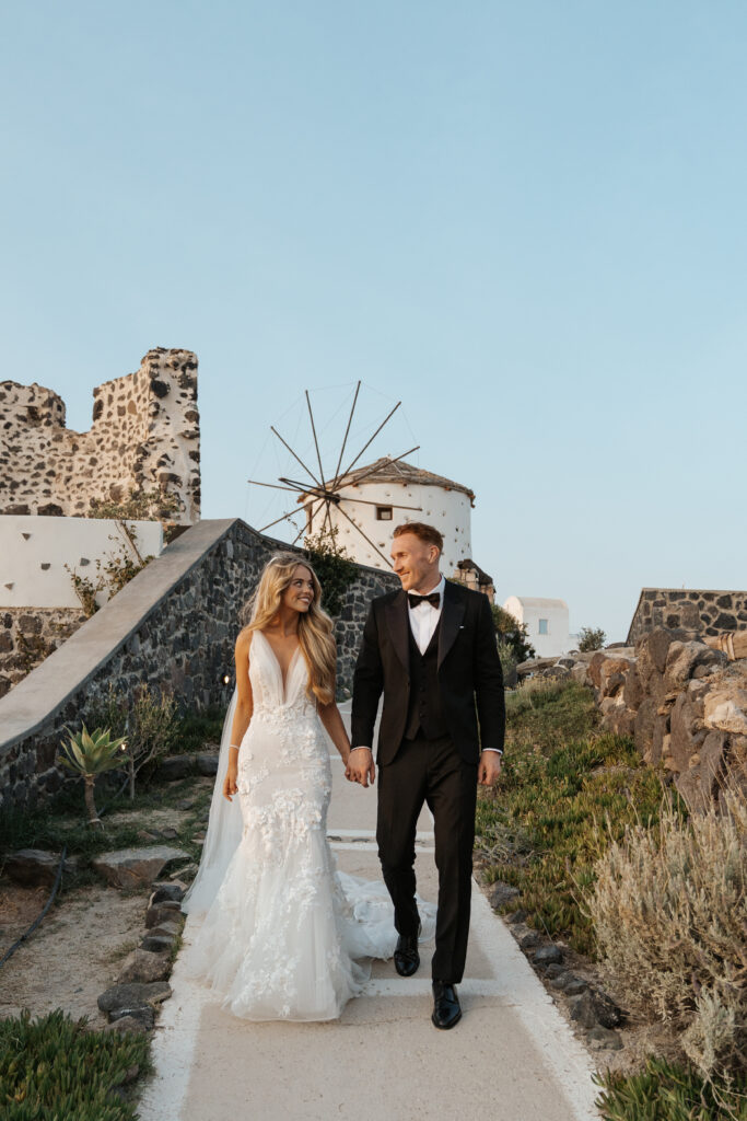 El Viento Santorini Boho Chic Wedding