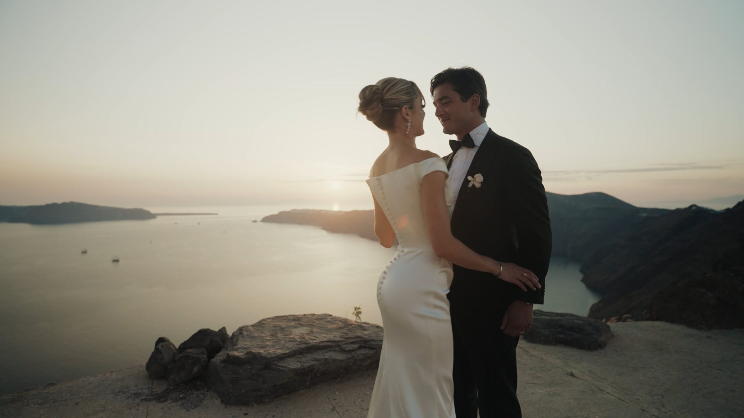 Romantic Destination Wedding at Rocabella Santorini